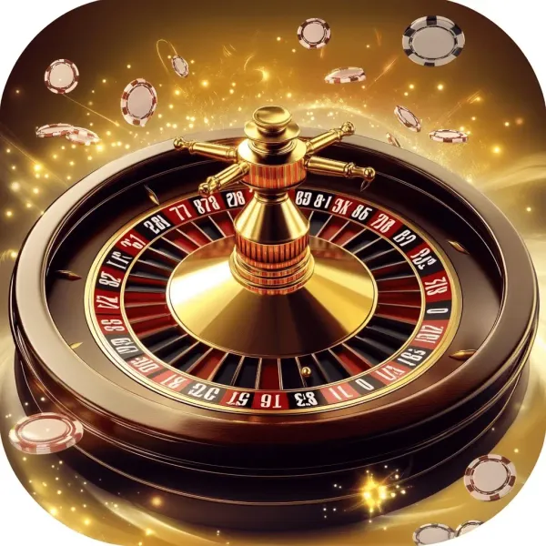 A glamorous woman holding casino chips in a neon-lit environment, representing the premium online casino atmosphere of 777D.